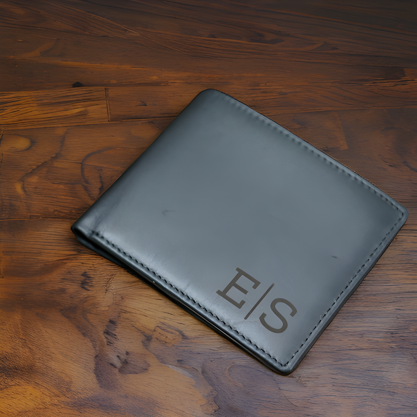 RFID Men's Leather Wallet - Custom Engraving
